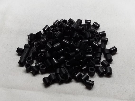 Aluminum Spacer 1/4 OD x #6 Hole x 1/4 Long - Black Anodized