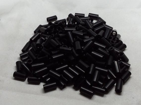 Aluminum Spacer 1/4 OD x #6 Hole x 1/2 Long - Black Anodized