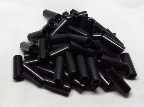 Aluminum Spacer 3/8 OD x 1/4 Hole x 1.000 Long - Black Anodized