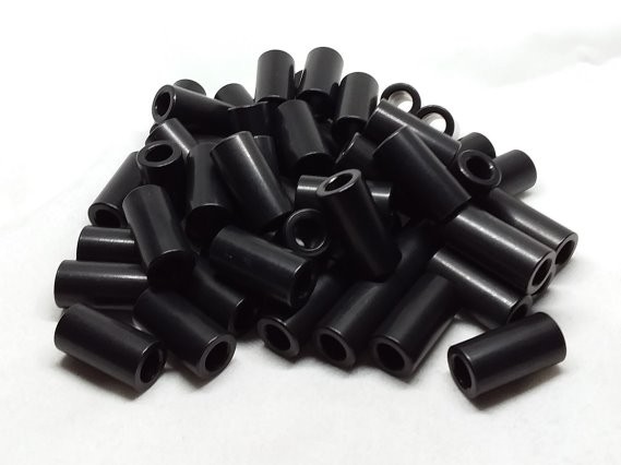 Aluminum Spacer 7/16 OD x 1/4 ID x 7/8 Long-Black Anodized
