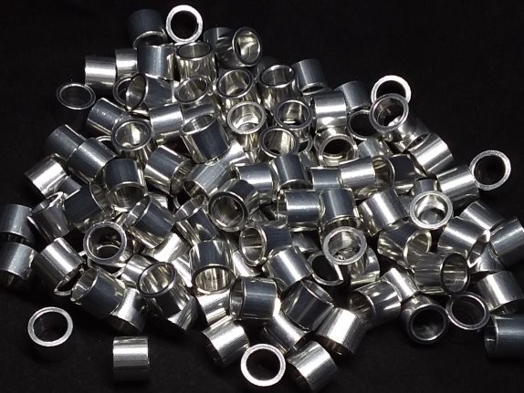 Aluminum Spacer 7/16 OD x 5/16 or 8mm ID x 11/32 Long