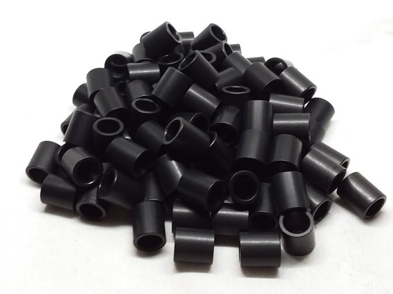 Aluminum Spacer 7/16 OD x 5/16 or 8mm x 1/2 Long-Black Anodized