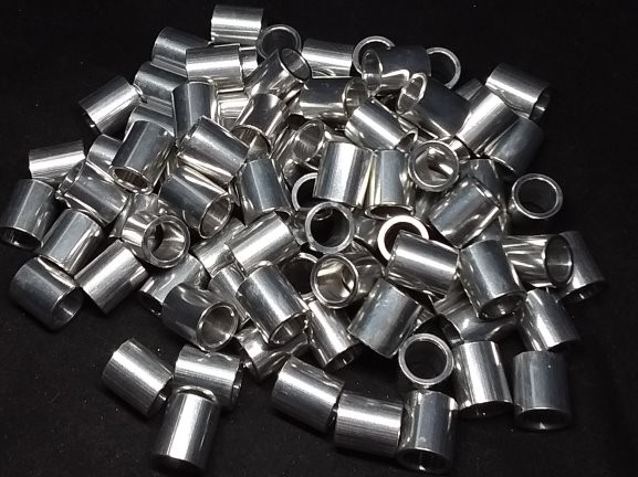 Aluminum Spacer 7/16 OD x 5/16 or 8mm ID x 1/2 Long