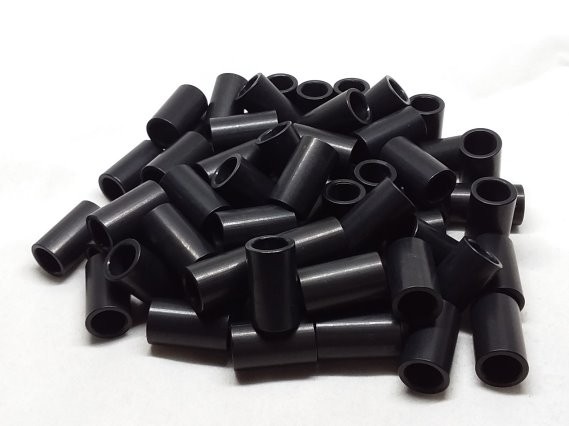 Aluminum Spacer 7/16 OD x 5/16 or 8mm x 5/8 Long-Black Anodized