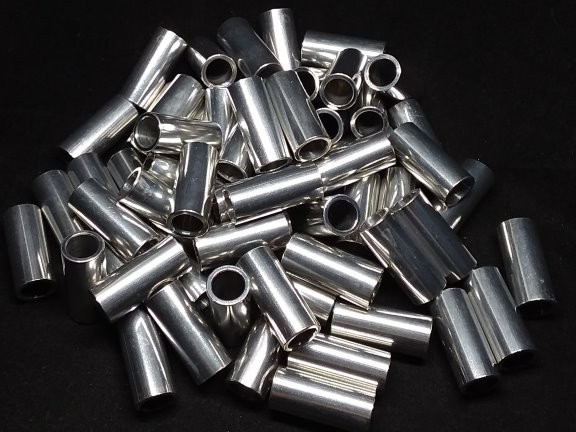 Aluminum Spacer 7/16 OD x 5/16 or 8mm ID x 1.000 Long