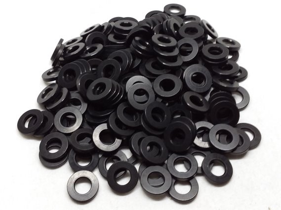 Aluminum Spacer 1/2 OD x 1/4 ID x 5/64 Long-Black Anodized