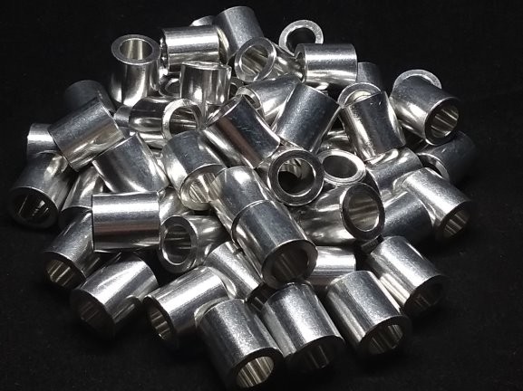 Aluminum Spacer 1/2 OD x 8mm or 5/16 ID x 14M Long