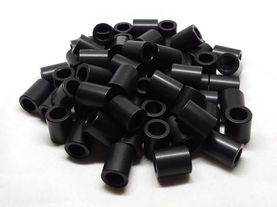 Aluminum Spacer 1/2 OD x 5/16 or 8mm ID x 5/8 Long - Black Anodized