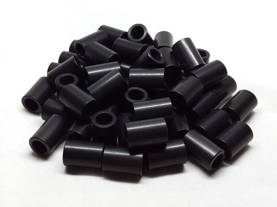Aluminum Spacer 1/2 OD x 5/16 or 8mm ID x 3/4 Long - Black Anodized