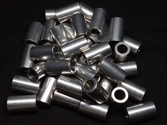 Aluminum Spacer 1/2 OD x 5/16 or 8mm ID x 7/8 Long