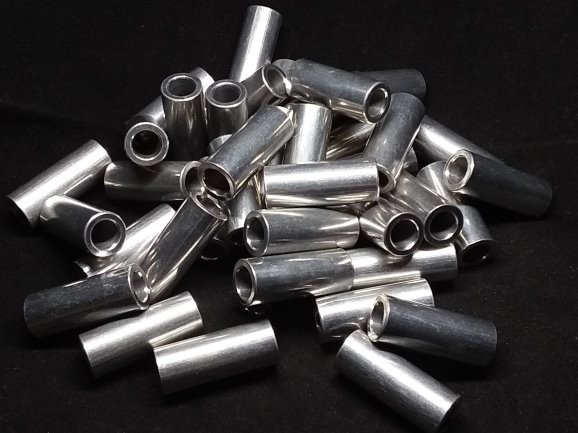 Aluminum Spacer 1/2 OD x 5/16 or 8mm ID x 1-1/4 Long