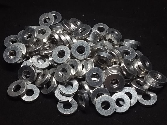 Aluminum Spacer 5/8 OD x 1/4 ID x 1/8 Long (Spacers)