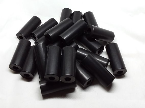 Aluminum Spacer 5/8 OD x 1/4 ID x 1-1/2 Long - Black Anodized