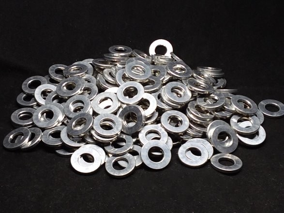 Aluminum Spacer 5/8 OD x 5/16 or 8mm ID x 5/64 Long