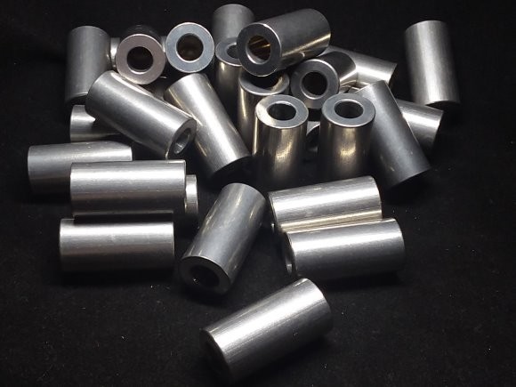 Aluminum Spacer 5/8 OD x 5/16 or 8mm ID x 1-1/4 Long