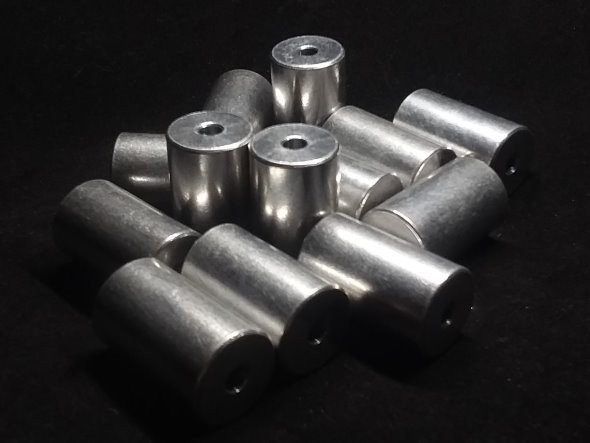Aluminum Spacer 3/4 OD x #10 Hole x 1-1/4 Long