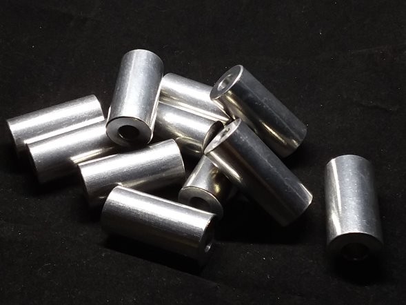 Aluminum Spacer 3/4 OD x 5/16 or 8 mm ID x 1-9/16 Long Aluminum Metal Spacers