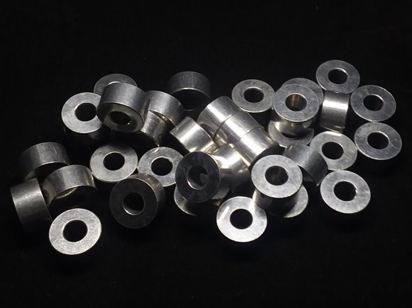 Aluminum Spacer 3/4 OD x 5/16 or 8 mm ID x 13/32 Long Aluminum Metal Spacers