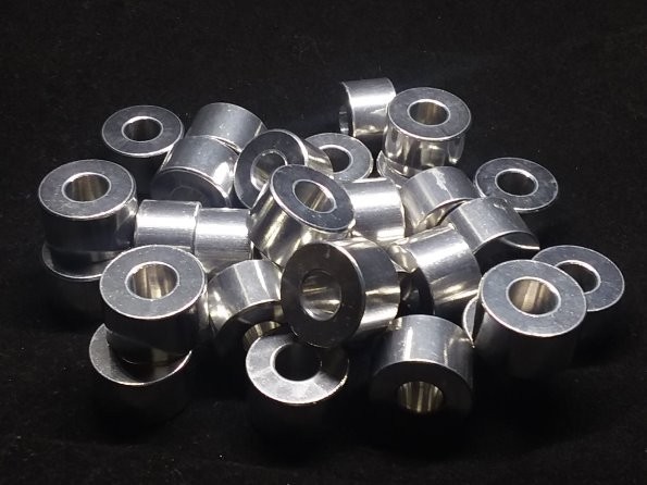 Aluminum Spacer 3/4 OD x 5/16 or 8 mm ID x 15/32 Long Aluminum Metal Spacers