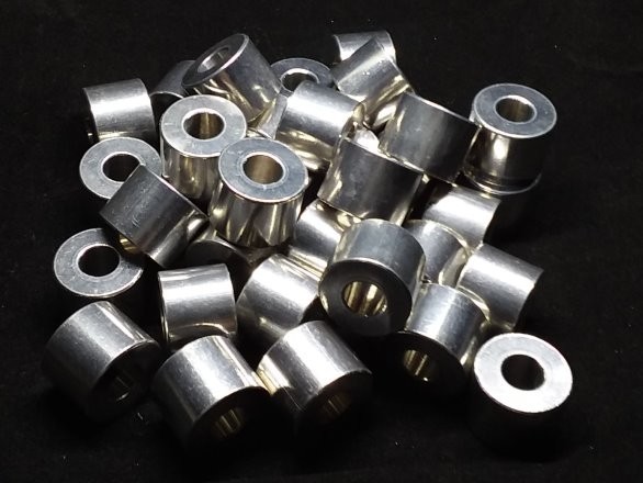 Aluminum Spacer 3/4 OD x 5/16 or 8 mm ID x 9/16 Long Aluminum Metal Spacers