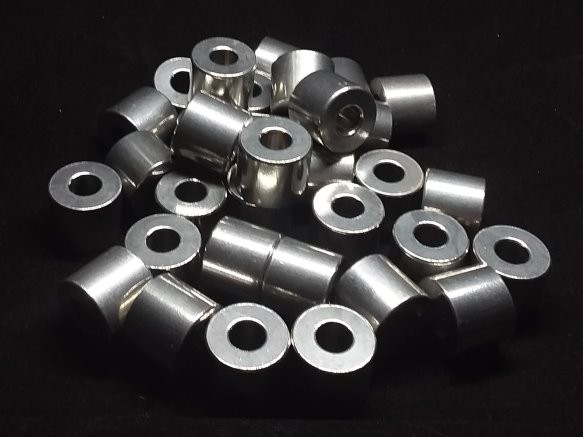 Aluminum Spacer 3/4 OD x 5/16 or 8 mm ID x 5/8 Long Aluminum Metal Spacers
