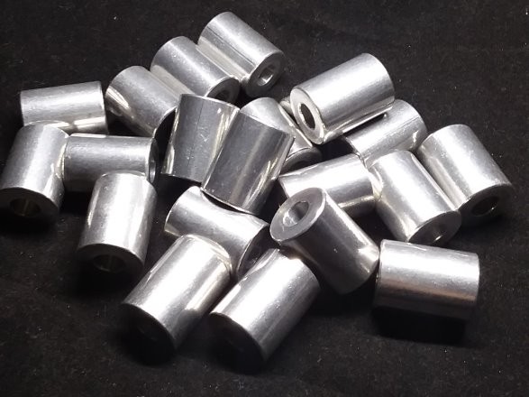 Aluminum Spacer 3/4 OD x 5/16 or 8 mm ID x 1.000 Long Aluminum Metal Spacers