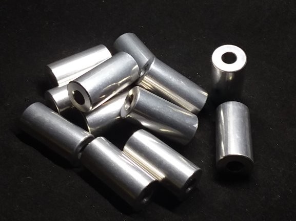 Aluminum Spacer 3/4 OD x 5/16 or 8 mm ID x 1-1/2 Long Aluminum Metal Spacers