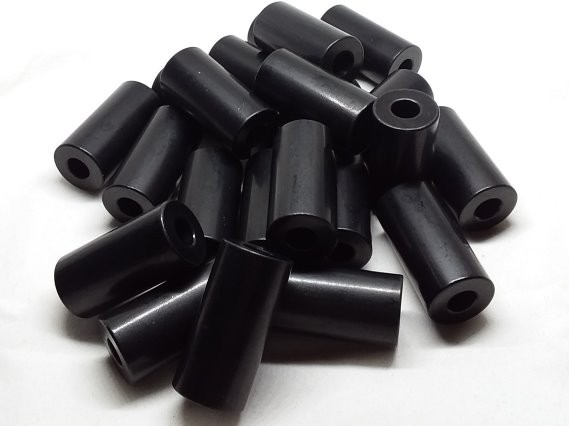Aluminum Spacer 3/4 OD x 5/16 ID x 1-1/2 Long - Black Anodized