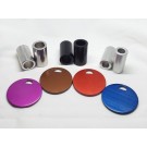 Basic Anodize Colors - Black, Blue, Violet, Red, Brown or Clear