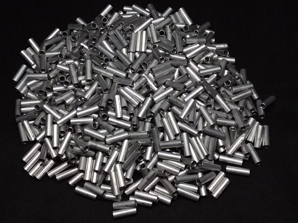 Aluminum Spacer 1/8 OD x #2 Hole x .400 Long