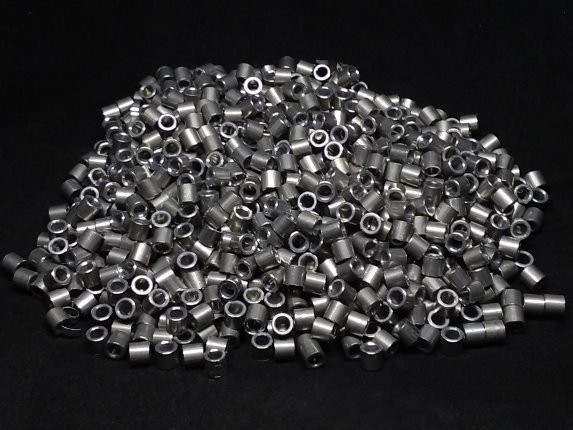 Aluminum Spacer 3/16 OD x #4 Hole x 11/64 Long