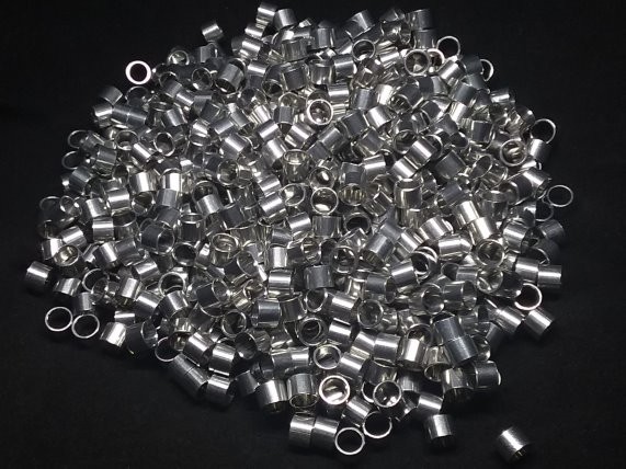 Aluminum Spacer 1/4 OD x #10 Hole x 3/16 Long