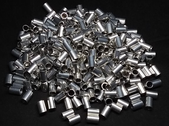 Aluminum Spacer 1/4 OD x #10 Hole x 3/8 Long