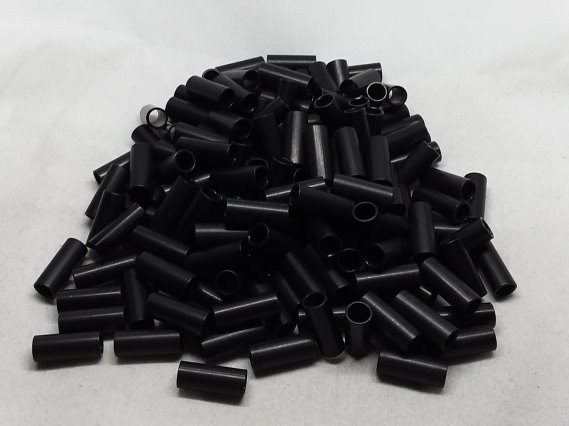 Aluminum Spacer 1/4 OD x #10 Hole x 5/8 Long-Black Anodized