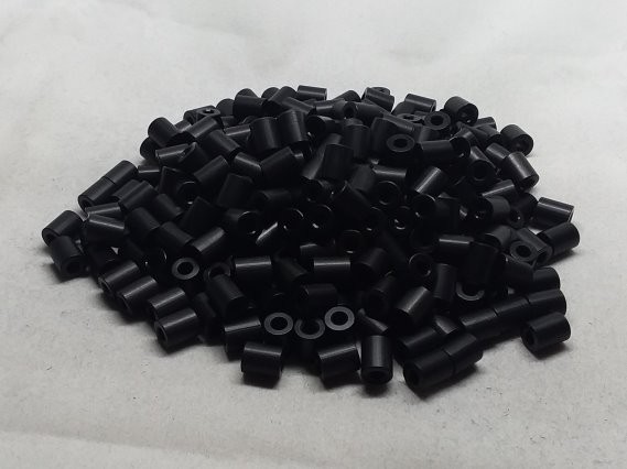 Aluminum Spacer 1/4 OD x #4 Hole x 5/16 Long - Black Anodized