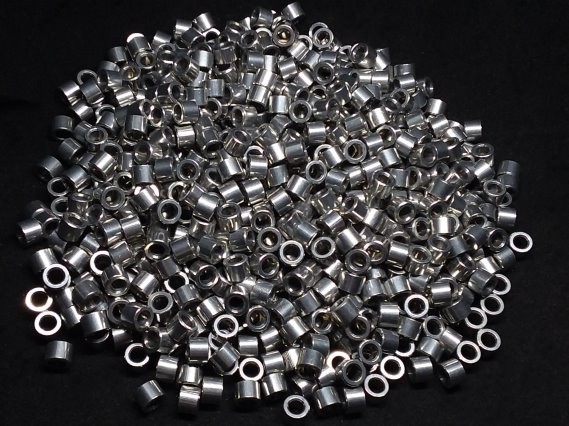 Aluminum Spacer 1/4 OD x #6 Hole x 3/16 Long