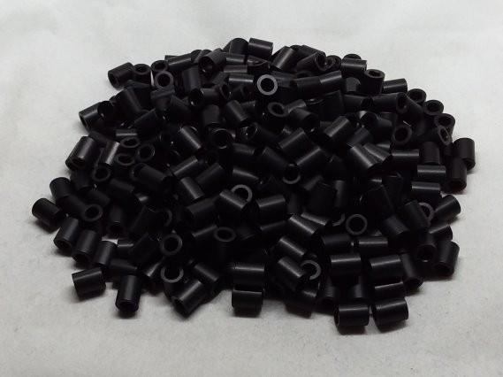 Aluminum Spacer 1/4 OD x #6 Hole x 5/16 Long - Black Anodized