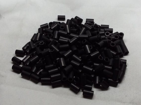 Aluminum Spacer 1/4 OD x #6 Hole x 13/32 Long - Black Anodized