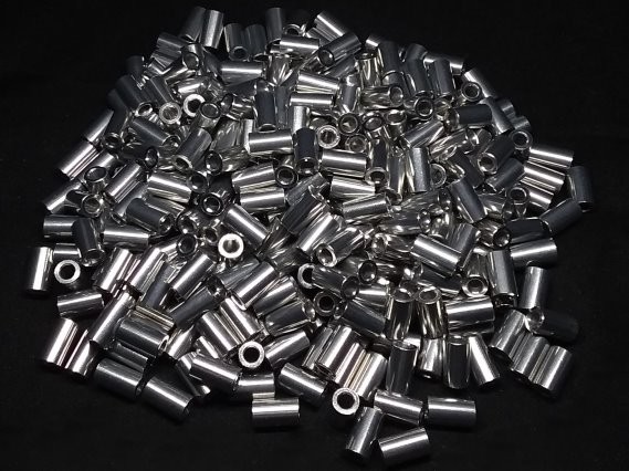 Aluminum Spacer 1/4 OD x #6 Hole x 7/16 Long