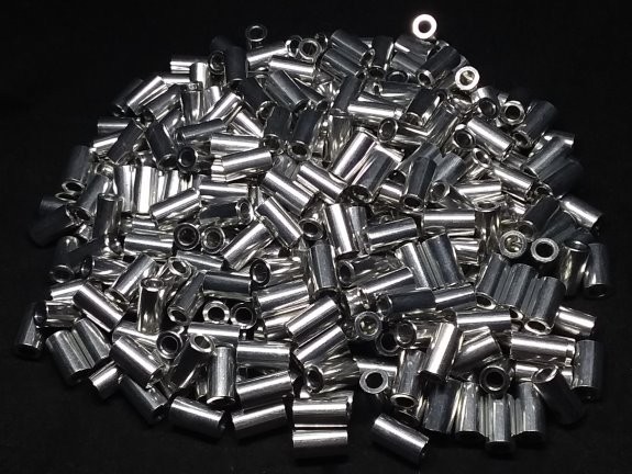 Aluminum Spacer 1/4 OD x #6 Hole x 29/64 Long