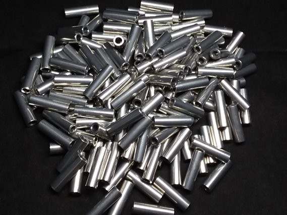 Aluminum Spacer 1/4 OD x #6 Hole x 55/64 Long