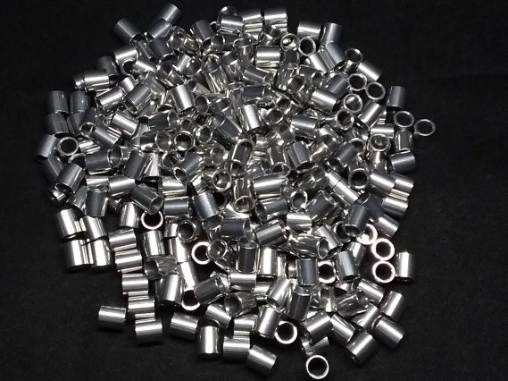 Aluminum Spacer 1/4 OD x #8 Hole x 9/32 Long