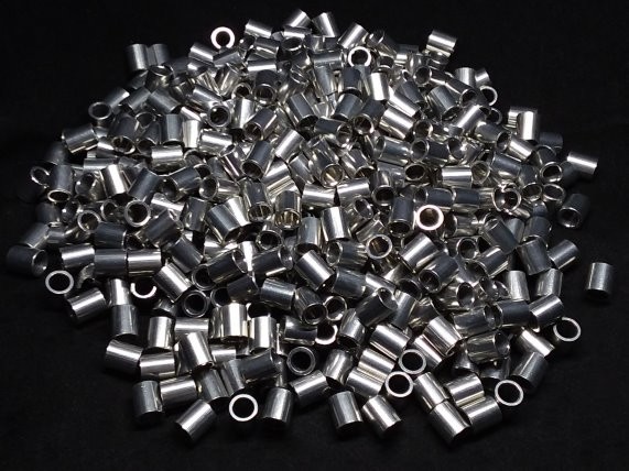 Aluminum Spacer 1/4 OD x #8 Hole x 19/64 Long 