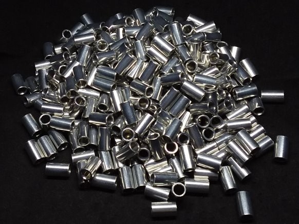 Aluminum Spacer 1/4 OD x #8 Hole x 7/16 Long