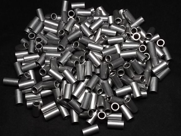 Aluminum Spacer 1/4 OD x #8 Hole x 1/2 Long