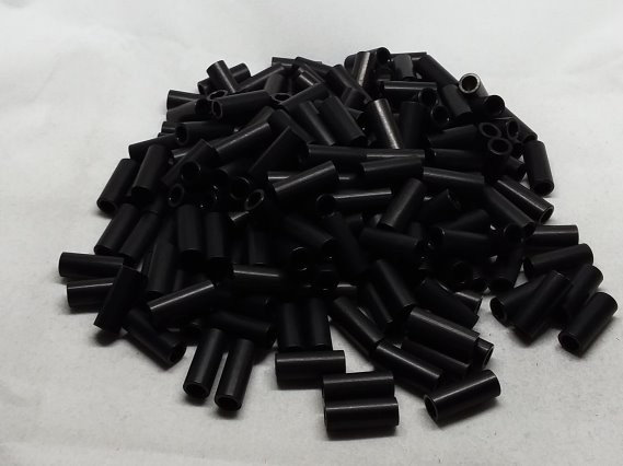 Aluminum Spacer 1/4 OD x #8 Hole x 5/8 Long - Black Anodized