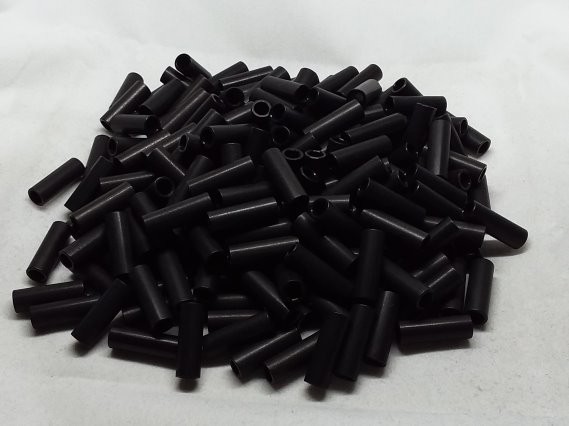 Aluminum Spacer 1/4 OD x #8 Hole x 3/4 Long - Black Anodized