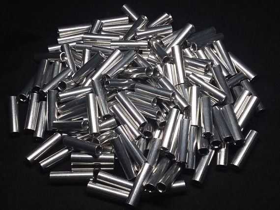 Aluminum Spacer 1/4 OD x #8 Hole x 15/16 Long