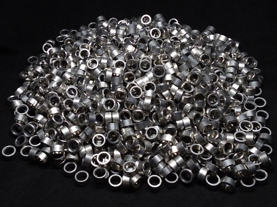 Aluminum Spacer 1/4 OD x #8 Hole x 1/8 Long