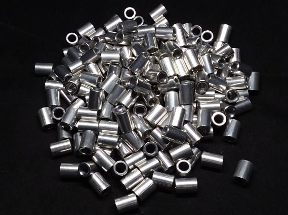 Aluminum Spacer 5/16 OD x #10 Hole x 7/16 Long